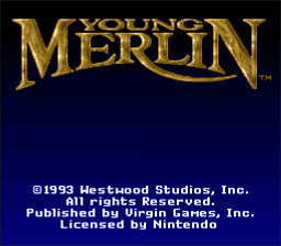 Young Merlin SNES Screenshot Screenshot 1