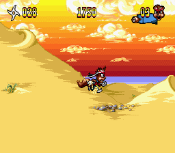 Zero the Kamikaze Squirrel Genesis Screenshot 2